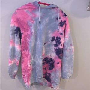 Forever 21 Oversized Tie-Dye Sweatshirt